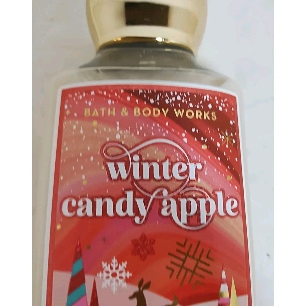 Bath & Body Works Body Lotion Shea Butter Winter Candy Apple 8oz Moisturizer NEW